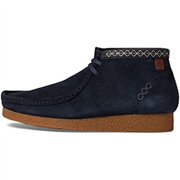 Hombre Shacre Tobilleras Clarks Ante Marino Botas