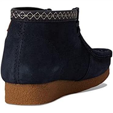 Hombre Shacre Tobilleras Clarks Ante Marino Botas