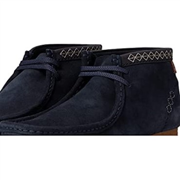 Hombre Shacre Tobilleras Clarks Ante Marino Botas