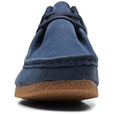 Mocasín De Hombre Shacre Ii Run Clarks Nubuck Azul Marino