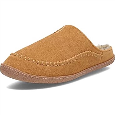 Pantuflas De Interior Y Exterior Con Forro Sherpa Para Hombre Clarks Canela