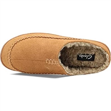 Pantuflas De Interior Y Exterior Con Forro Sherpa Para Hombre Clarks Canela