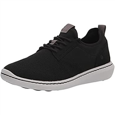 Zapatilla De Hombre Step Urban Low Oxford Textil Negro Clarks
