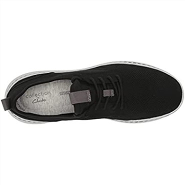 Zapatilla De Hombre Step Urban Low Oxford Textil Negro Clarks