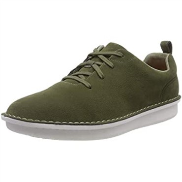 Zapatillas De Hombre Step Welt Free Clarks Verde Caqui Caqui
