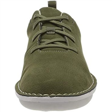 Zapatillas De Hombre Step Welt Free Clarks Verde Caqui Caqui