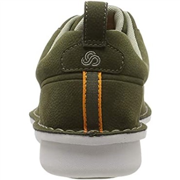 Zapatillas De Hombre Step Welt Free Clarks Verde Caqui Caqui