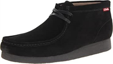 Stinson Hi Chukka Boot Hombre Clarks Ante Negro