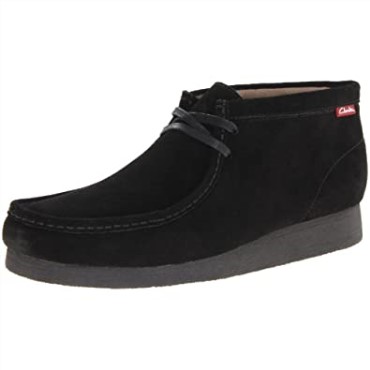 Stinson Hi Chukka Boot Hombre Clarks Ante Negro