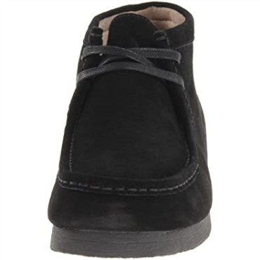 Stinson Hi Chukka Boot Hombre Clarks Ante Negro