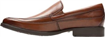 Mocasines Tilden Free Para Hombre Clarks Cuero Marrón Oscuro
