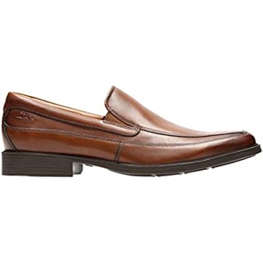 Mocasines Tilden Free Para Hombre Clarks Cuero Marrón Oscuro