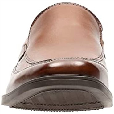 Mocasines Tilden Free Para Hombre Clarks Cuero Marrón Oscuro