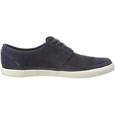 Zapatillas Bajas Hombre Torbay Rand Azul Ante Azul Clarks