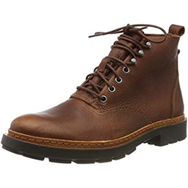 Botas De Motociclista Trace Explore Para Hombre Clarks Brown Tan Cuero Tan Cuero