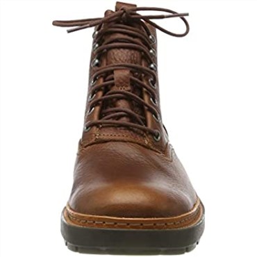 Botas De Motociclista Trace Explore Para Hombre Clarks Brown Tan Cuero Tan Cuero