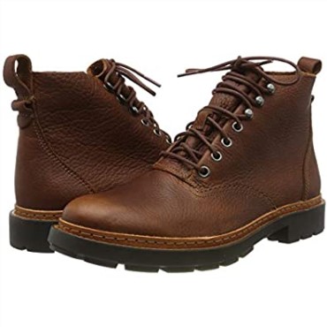 Botas De Motociclista Trace Explore Para Hombre Clarks Brown Tan Cuero Tan Cuero
