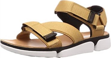 Sandalias Hombre Tricove Sun Con Tira Al Tobillo Clarks Marron Tan Combi
