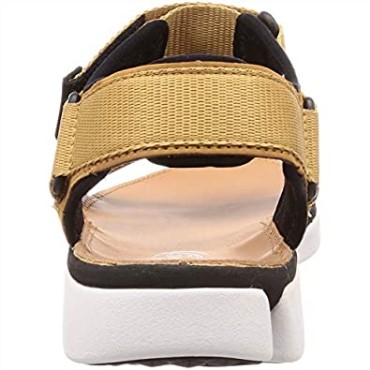 Sandalias Hombre Tricove Sun Con Tira Al Tobillo Clarks Marron Tan Combi
