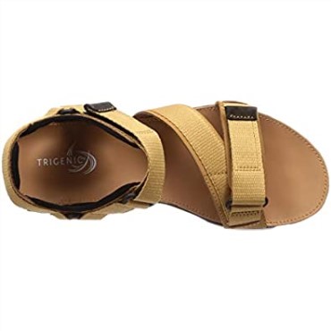 Sandalias Hombre Tricove Sun Con Tira Al Tobillo Clarks Marron Tan Combi