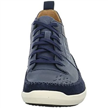 Zapatilla Trifri Hi High Para Hombre Clarks Azul Marino Nubuck