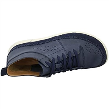 Zapatilla Trifri Hi High Para Hombre Clarks Azul Marino Nubuck