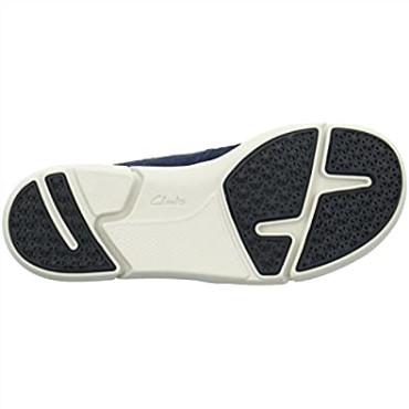 Zapatilla Trifri Hi High Para Hombre Clarks Azul Marino Nubuck