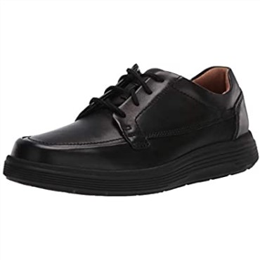 Derbys Clarks De Piel Negra Un Abode Para Hombre