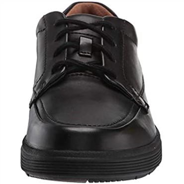 Derbys Clarks De Piel Negra Un Abode Para Hombre