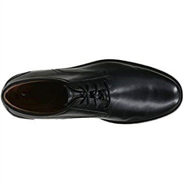 Zapatos De Hombre Un Aldric Lace Oxford Flat Black Cuero Clarks