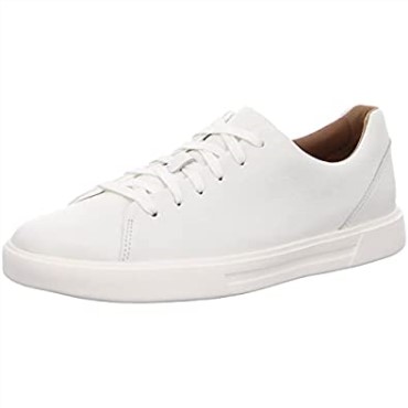 Zapatillas Un Costa Lace Hombre Clarks Cuero Blanco Especial