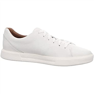Zapatillas Un Costa Lace Hombre Clarks Cuero Blanco Especial