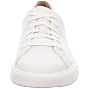 Zapatillas Un Costa Lace Hombre Clarks Cuero Blanco Especial