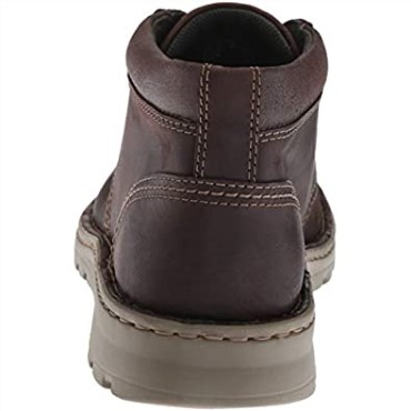 Botines Vanek De Hombre En Piel Marron Oscuro Clarks