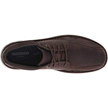 Botines Vanek De Hombre En Piel Marron Oscuro Clarks