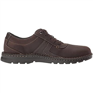 Mocasines Vanek Walk Hombre Piel Marron Oscuro Clarks
