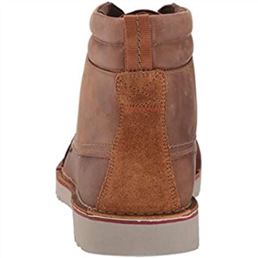 Botines Vargo Para Hombre Moc-brown Tumbled Leather-11w Beeswax Leather Clarks