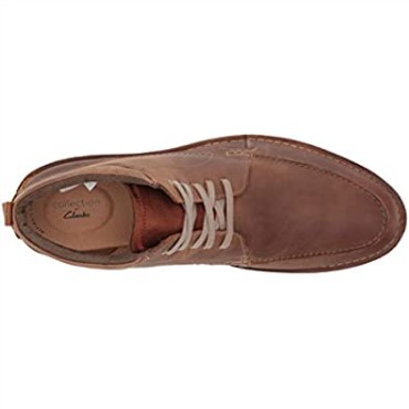 Botines Vargo Para Hombre Moc-brown Tumbled Leather-11w Beeswax Leather Clarks