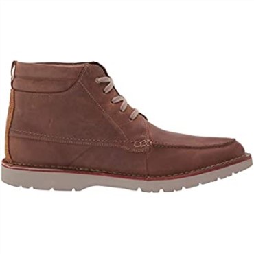 Botines Vargo Para Hombre Moc-brown Tumbled Leather-11w Beeswax Leather Clarks