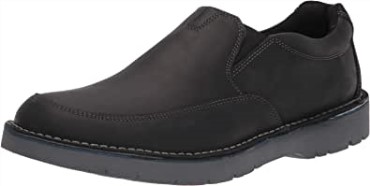 Mocasín Hombre Vargo Step Cuero Negro Clarks