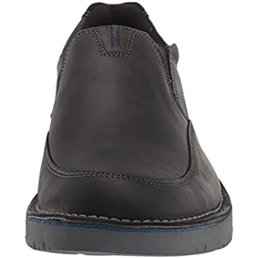Mocasín Hombre Vargo Step Cuero Negro Clarks