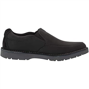 Mocasín Hombre Vargo Step Cuero Negro Clarks