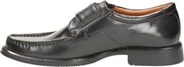 Mocasines Hombre Velcro Huckley Roll Cuero Negro Clarks Negro