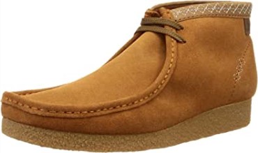 Botas Wallabee Shacre Para Hombre Moda Clarks Tan