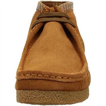 Botas Wallabee Shacre Para Hombre Moda Clarks Tan