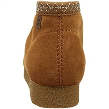 Botas Wallabee Shacre Para Hombre Moda Clarks Tan