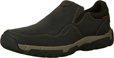 Mocasines Sin Cordones Estilo Wallbeck Para Hombre Clarks Cuero Negro