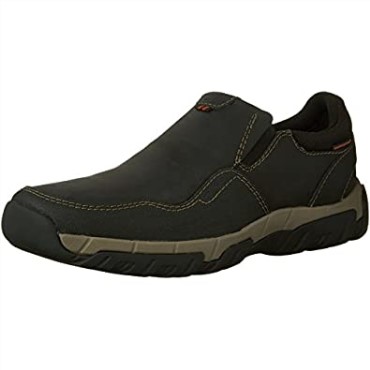 Mocasines Sin Cordones Estilo Wallbeck Para Hombre Clarks Cuero Negro