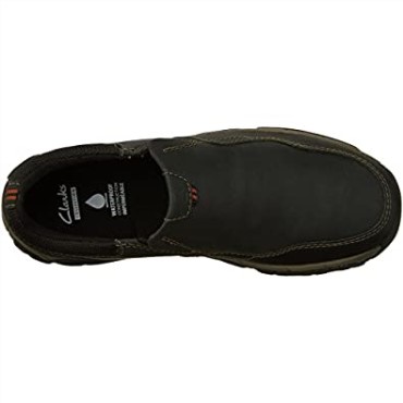 Mocasines Sin Cordones Estilo Wallbeck Para Hombre Clarks Cuero Negro