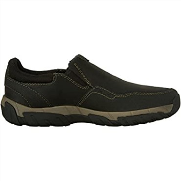 Mocasines Sin Cordones Estilo Wallbeck Para Hombre Clarks Cuero Negro